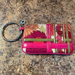 Vera Bradley Floral Print Wristlet